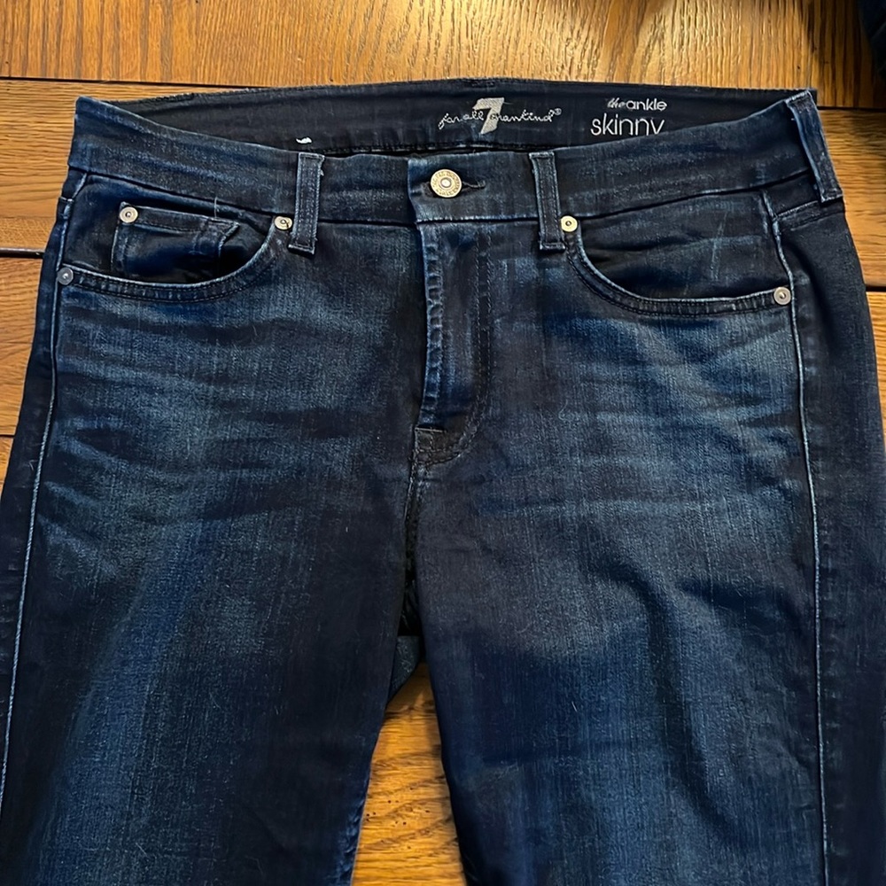 7 For all mankind Jeans The Ankle Skinny Size 31 Stretch
